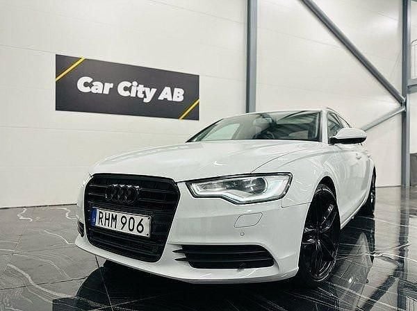 Vit Begagnad 2012 Audi A6 Ambition Kombi | 119 900 kr (Marknadspris) - Bild 1/4