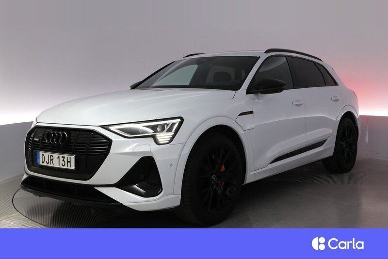 Vit Begagnad 2022 Audi e-tron S-Line SUV | 539 900 kr (Lite dyr) - Bild 1/3