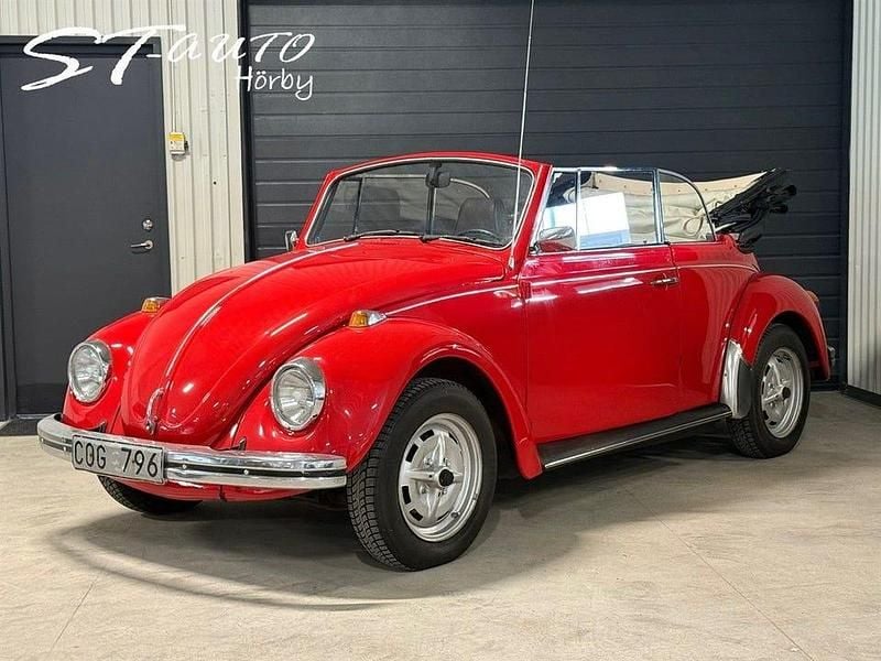 Röd Begagnad 1970 VW Beetle Cab | 179 900 kr - Bild 1/4