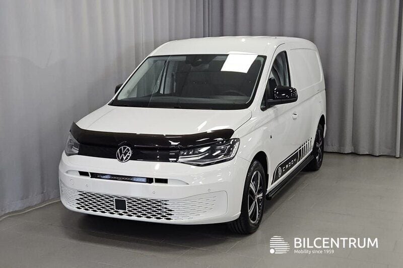 Vit Ny 2025 VW Caddy Maxi Minibuss | 443 700 kr (Bra pris) - Bild 1/4