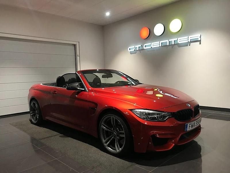 Begagnad BMW M4 Cabriolet 431 HK (317 kW) 2014 Orange Cab