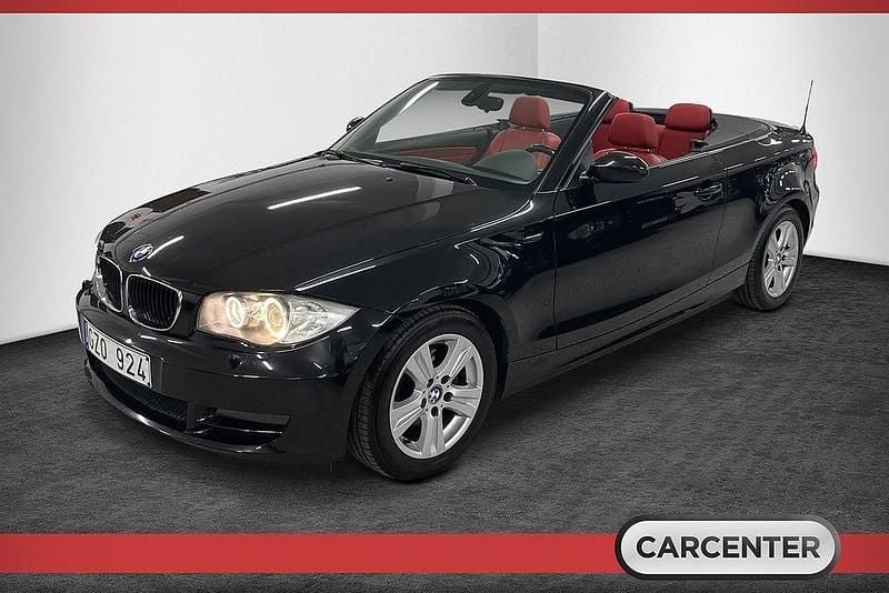 Svart Begagnad 2008 BMW 120 Cabriolet Advantage Cab | 119 500 kr - Bild 1/4