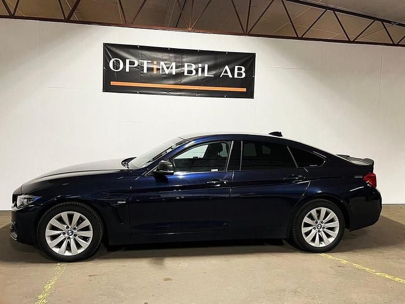 Begagnad BMW 420 Gran Coupé Sport Line 190 HK (139 kW) 2018 Blå Sportkupé