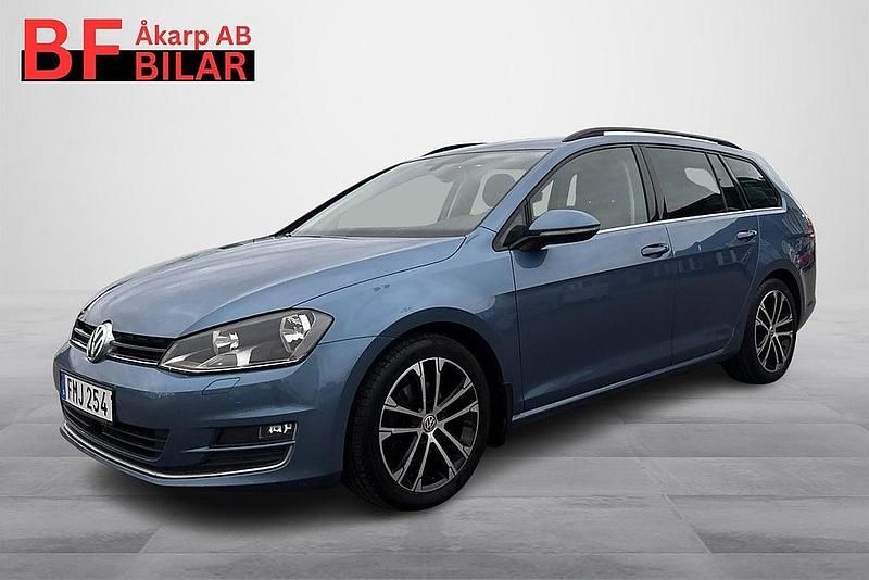 Blå Begagnad 2014 VW Golf VII GT Kombi | 109 500 kr (Lite dyr) - Bild 1/4