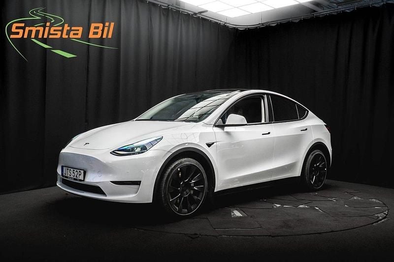 Vit Begagnad 2022 Tesla Model Y Long Range AWD SUV | 344 700 kr (Bra pris) - Bild 1/4