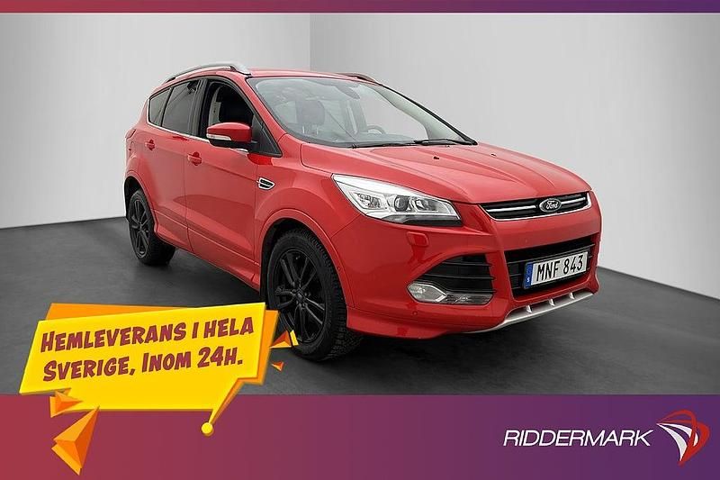 Röd Begagnad 2015 Ford Kuga SUV | 124 900 kr (Marknadspris) - Bild 1/3