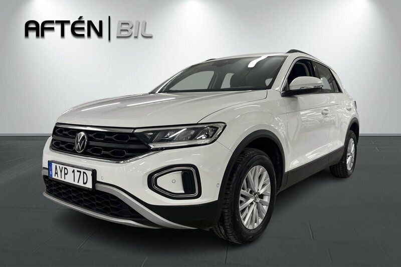 Vit Begagnad 2023 VW T-Roc SUV | 249 900 kr (Marknadspris) - Bild 1/3