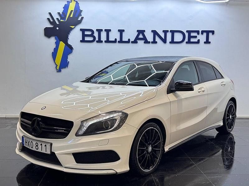Begagnad Mercedes A180 AMG 122 HK (89 kW) 2015 Vit Halvkombi