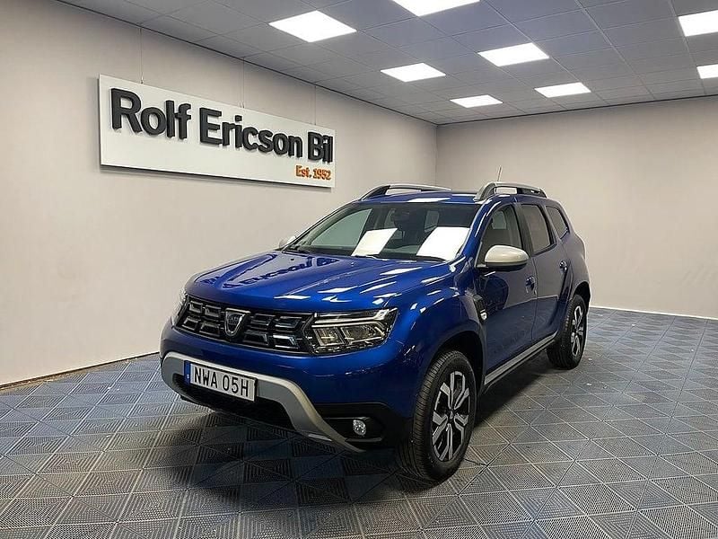 Blå Begagnad 2022 Dacia Duster Prestige SUV | 189 500 kr (Bra pris) - Bild 1/4