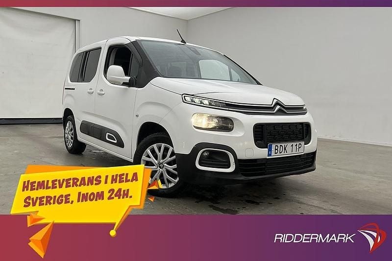 Vit Begagnad 2020 Citroën Berlingo Minibuss | 229 800 kr - Bild 1/3