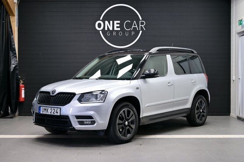 Silver Begagnad 2016 Skoda Yeti Monte Carlo SUV | 114 900 kr (Marknadspris) - Bild 1/4