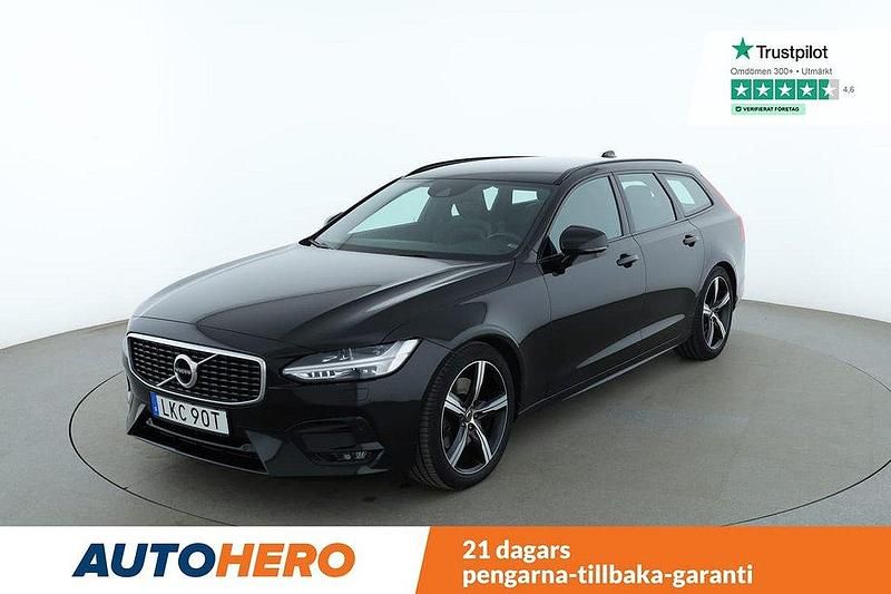 Svart Begagnad 2020 Volvo V90 R-Design Kombi | 312 000 kr (Bra pris) - Bild 1/4