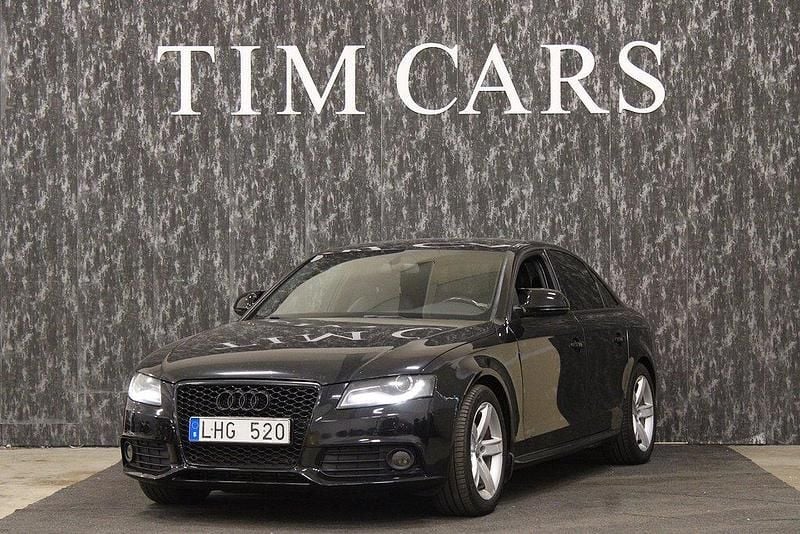 Svart Begagnad 2009 Audi A4 S-Line Sedan | 49 999 kr (Superpris) - Bild 1/4