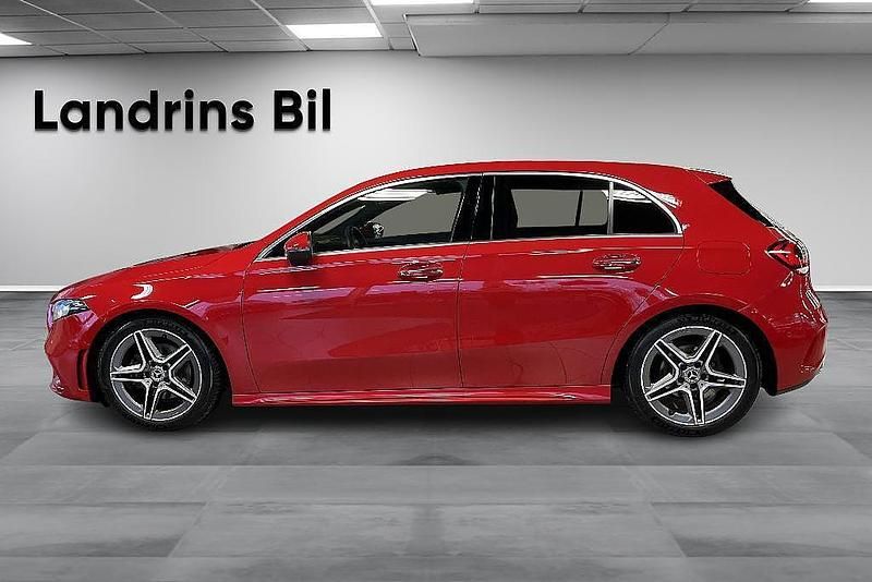 Begagnad Mercedes A180 AMG 116 HK (85 kW) 2018 Röd Halvkombi