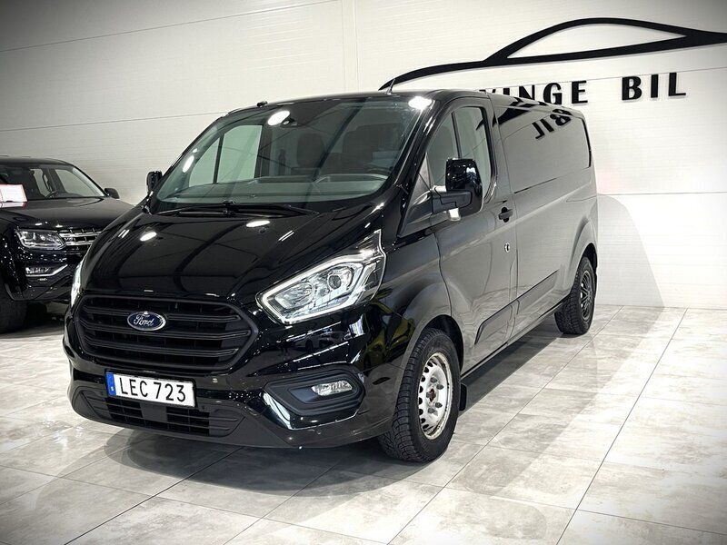 Svart Begagnad 2019 Ford Transit Custom Van | 189 000 kr (Bra pris) - Bild 1/4
