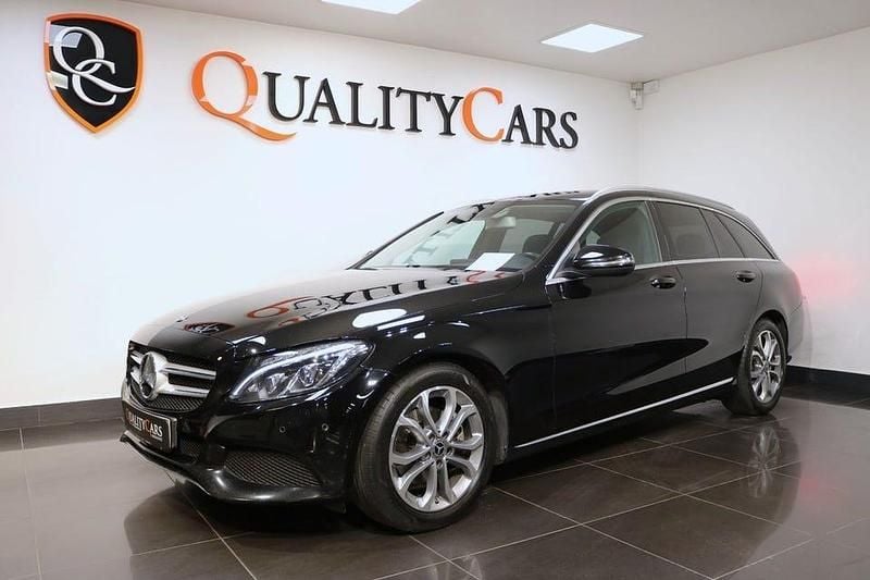 Begagnad Mercedes C220 170 HK (125 kW) 2018 Svart Kombi