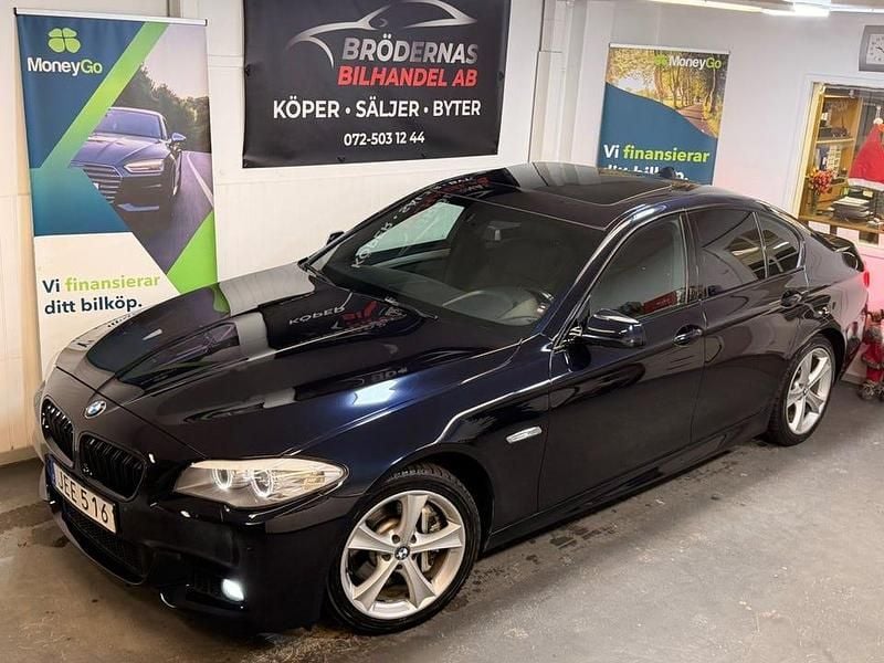 Begagnad BMW 525 M Sport 218 HK (160 kW) 2013 Blå Sedan