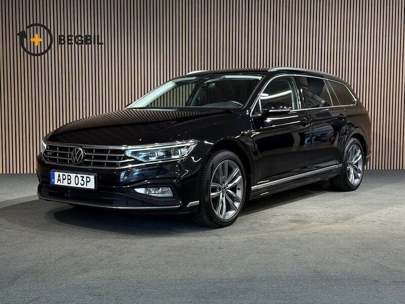 Svart Begagnad 2021 VW Passat GT Kombi | 287 900 kr (Marknadspris) - Bild 1/4