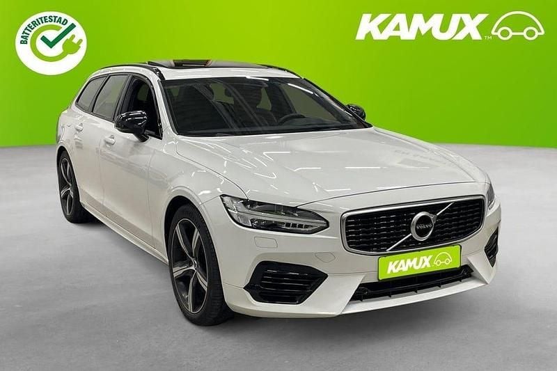 Vit Begagnad 2020 Volvo V90 R-Design Kombi | 349 700 kr (Bra pris) - Bild 1/3