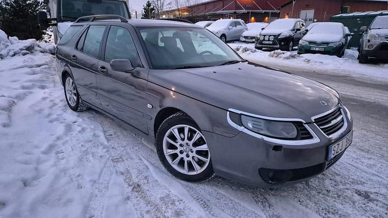 Begagnad Saab 9-5 185 HK (136 kW) 2007 Grå metallik Kombi