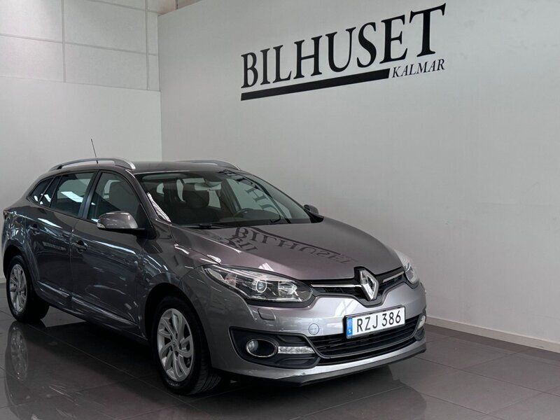 Grå Begagnad 2014 Renault Mégane GrandTour Kombi | 89 900 kr (Dyr) - Bild 1/4