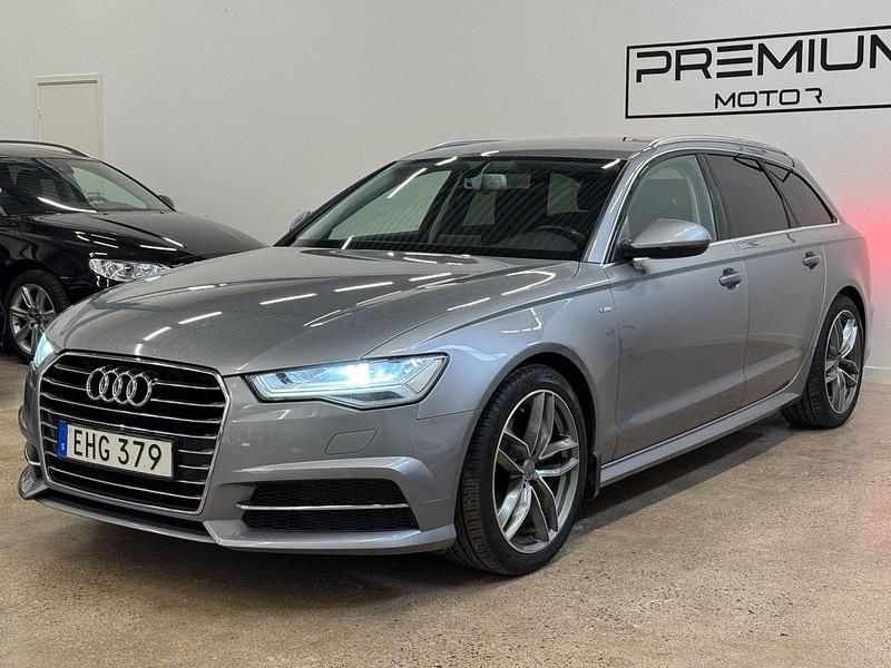 Begagnad Audi A6 S-Line 190 HK (139 kW) 2016 Grå Kombi