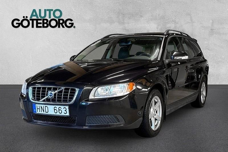Svart Begagnad 2009 Volvo V70 Kinetic Kombi | 44 900 kr (Marknadspris) - Bild 1/3