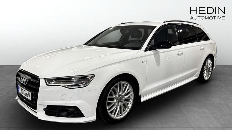Vit Begagnad 2017 Audi A6 S-Line Kombi | 209 900 kr (Marknadspris) - Bild 1/4