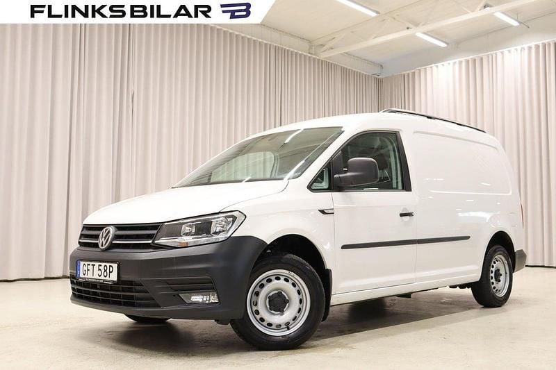Vit Begagnad 2020 VW Caddy Maxi Minibuss | 249 900 kr (Lite dyr) - Bild 1/4
