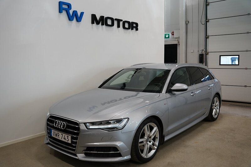 Silver Begagnad 2017 Audi A6 S-Line Kombi | 244 900 kr (Marknadspris) - Bild 1/4