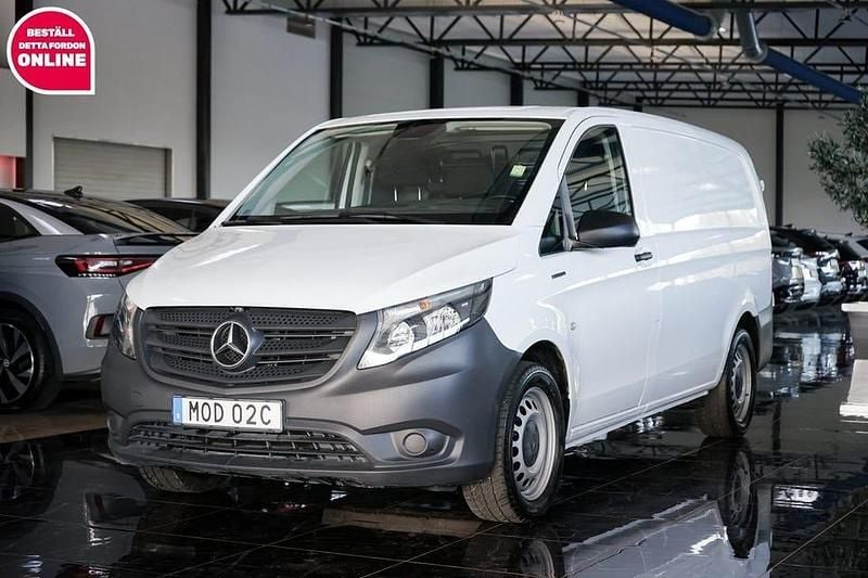 Vit Begagnad 2021 Mercedes e-Vito Minibuss | 161 500 kr (Marknadspris) - Bild 1/3