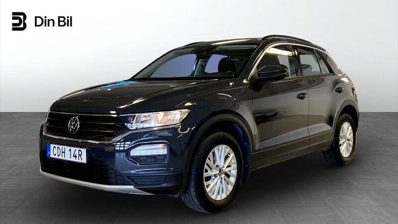 Grå Begagnad 2021 VW T-Roc SUV | 209 900 kr (Marknadspris) - Bild 1/4