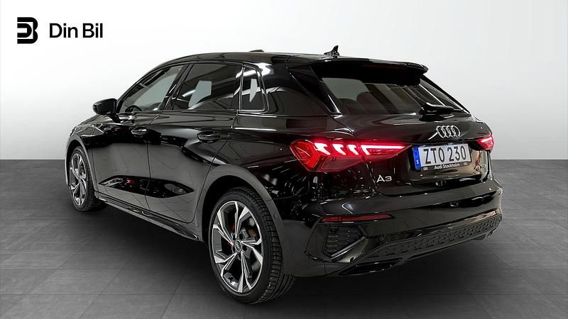 Begagnad Audi A3 Sportback e-tron S-Line 245 HK (180 kW) 2020 Svart Halvkombi