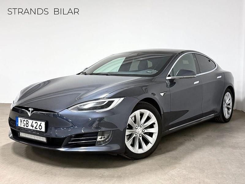 Grå Begagnad 2017 Tesla Model S Halvkombi | 249 000 kr (Superpris) - Bild 1/4