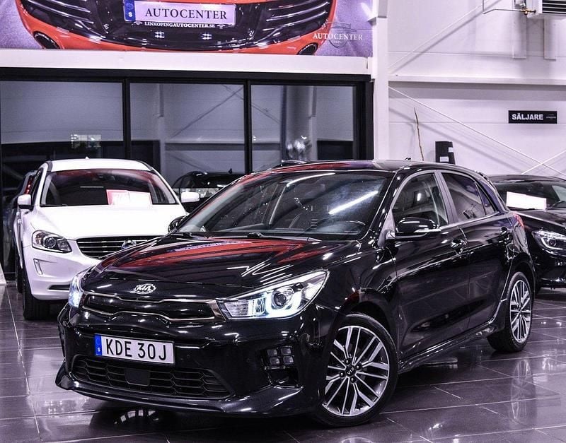 Svart Begagnad 2020 Kia Rio GT-Line Halvkombi | 159 900 kr (Bra pris) - Bild 1/4