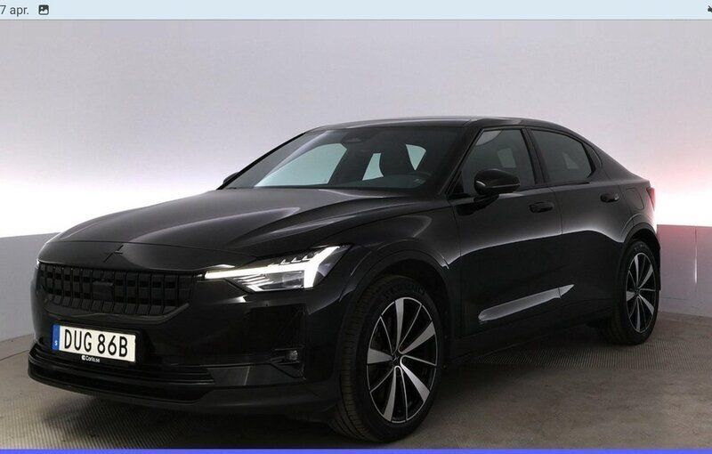 Svart Begagnad 2022 Polestar 2 Pilot Sedan | 325 000 kr (Marknadspris) - Bild 1/4