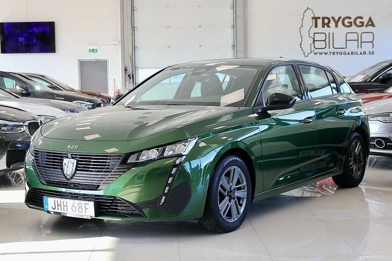 Begagnad Peugeot 308 131 HK (96 kW) 2022 Grön Halvkombi
