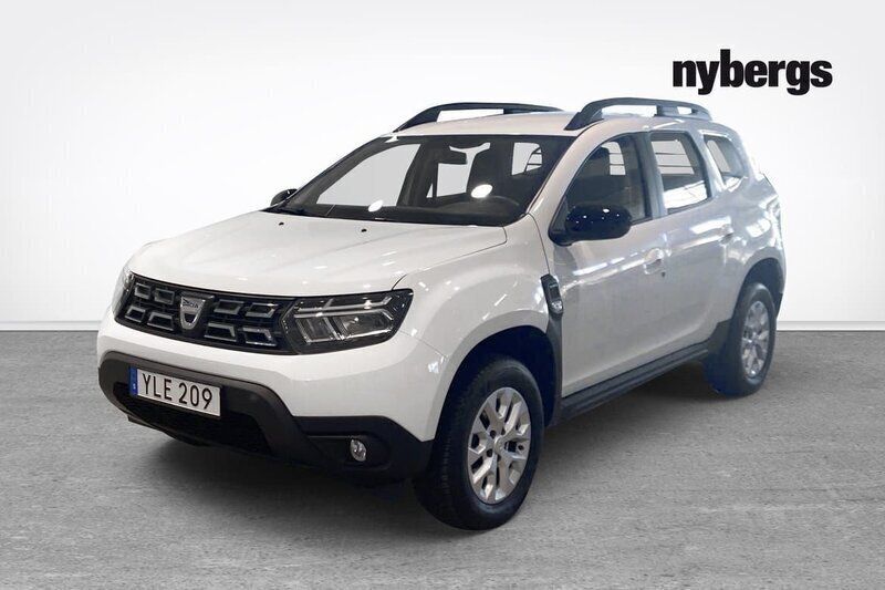 Vit Begagnad 2022 Dacia Duster Comfort SUV | 209 900 kr (Marknadspris) - Bild 1/4