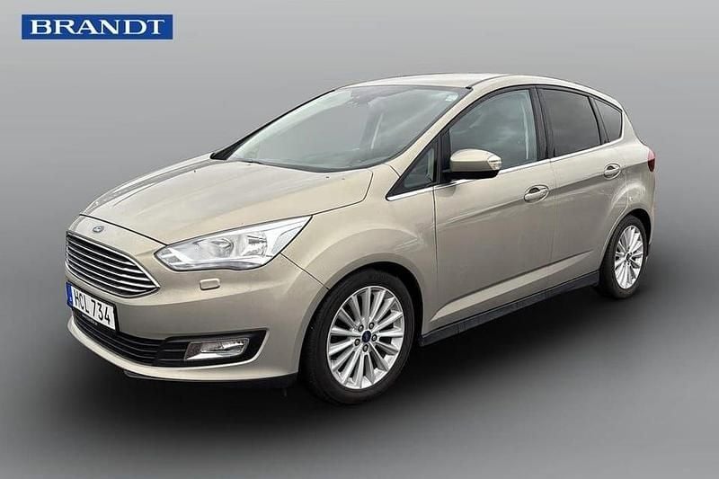 Grå Begagnad 2017 Ford C-MAX Titanium Minibuss | 99 900 kr (Marknadspris) - Bild 1/4