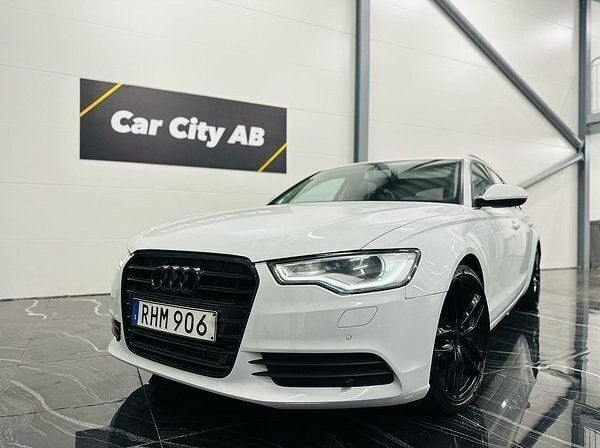 Vit Begagnad 2012 Audi A6 Ambition Kombi | 119 900 kr (Bra pris) - Bild 1/4