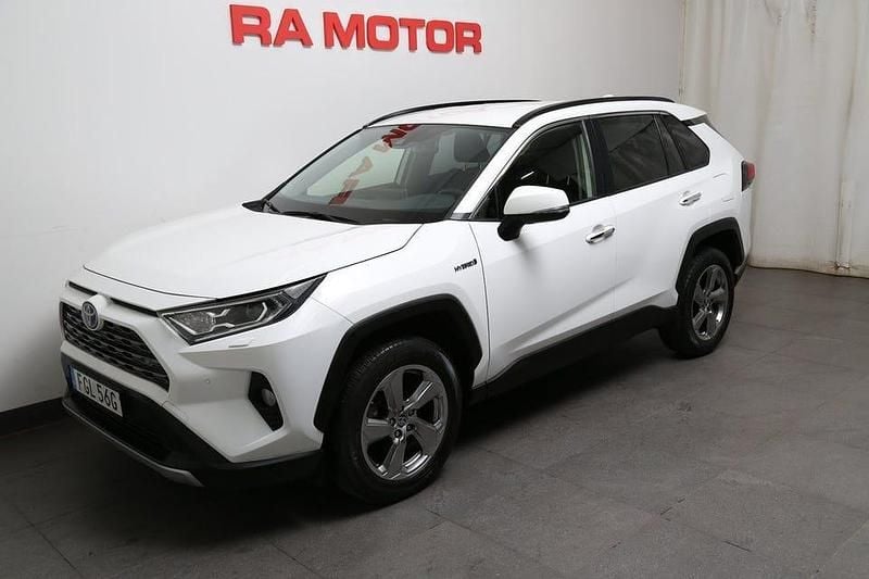Vit Begagnad 2021 Toyota RAV4 Hybrid Executive SUV | 368 800 kr (Bra pris) - Bild 1/3