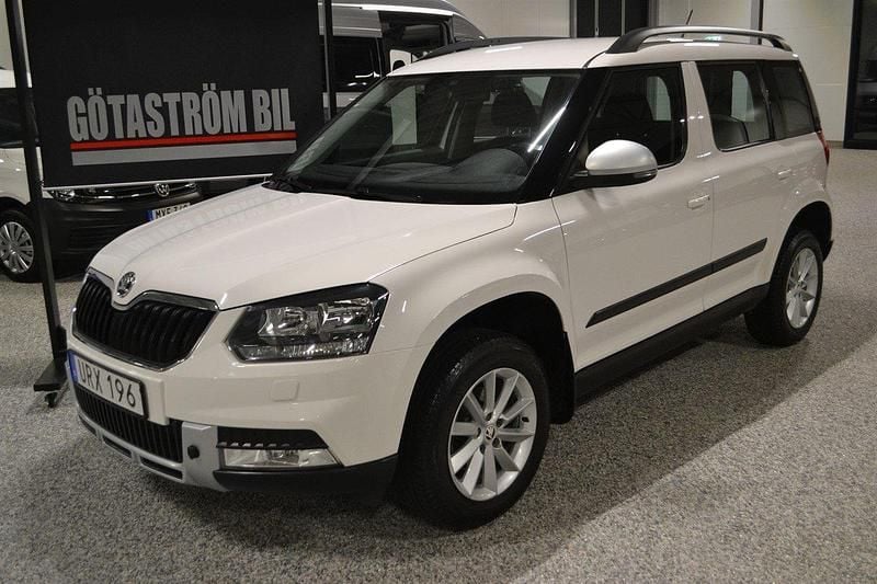 Vit Begagnad 2015 Skoda Yeti SUV | 110 000 kr (Marknadspris) - Bild 1/4