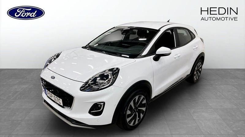 Vit Begagnad 2024 Ford Puma Titanium Halvkombi | 209 000 kr (Bra pris) - Bild 1/4