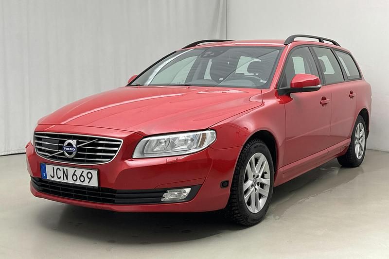 Röd Begagnad 2016 Volvo V70 Kinetic Kombi | 99 000 kr (Superpris) - Bild 1/4