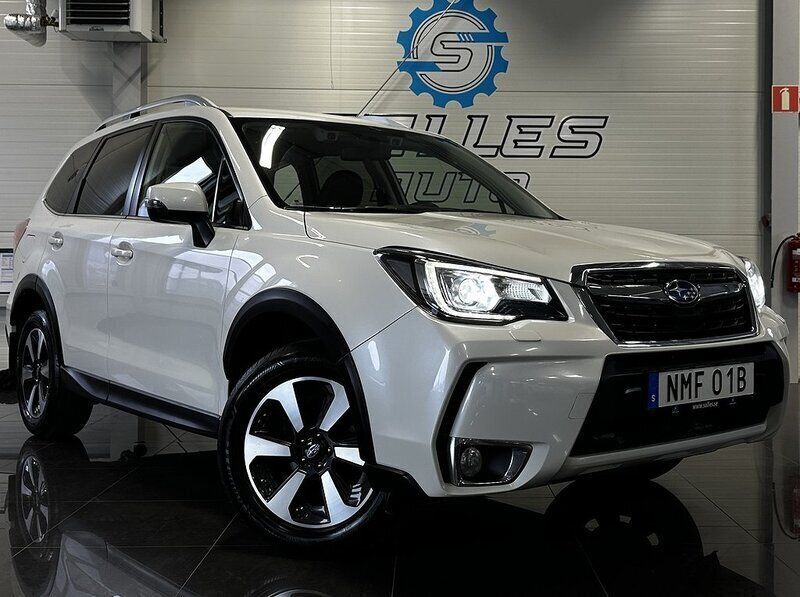 Vit Begagnad 2019 Subaru Forester SUV | 179 900 kr (Lite dyr) - Bild 1/4