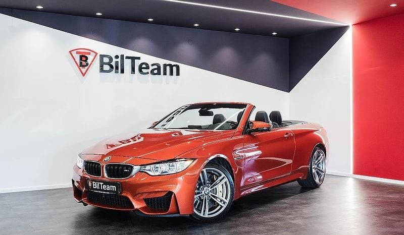 Begagnad BMW M4 Cabriolet 431 HK (317 kW) 2014 Röd Cab
