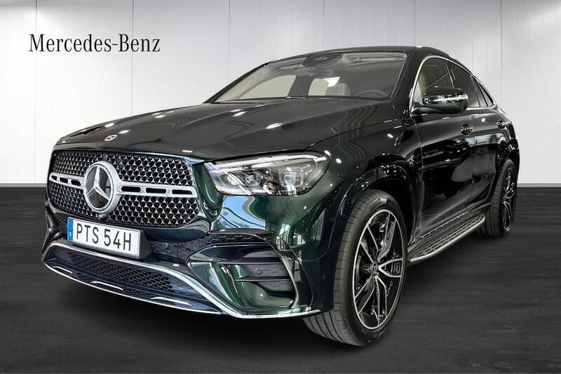 Grön Begagnad 2024 Mercedes GLE350 Sportkupé | 1 179 900 kr - Bild 1/4
