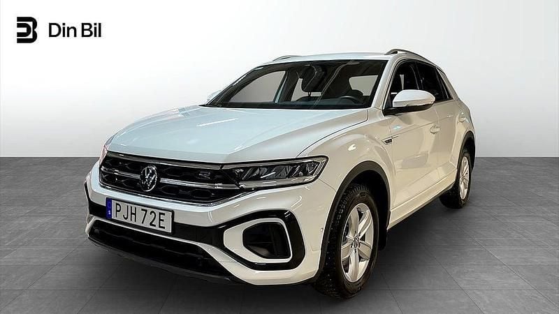 Vit Begagnad 2024 VW T-Roc R-line SUV | 379 900 kr (Marknadspris) - Bild 1/4