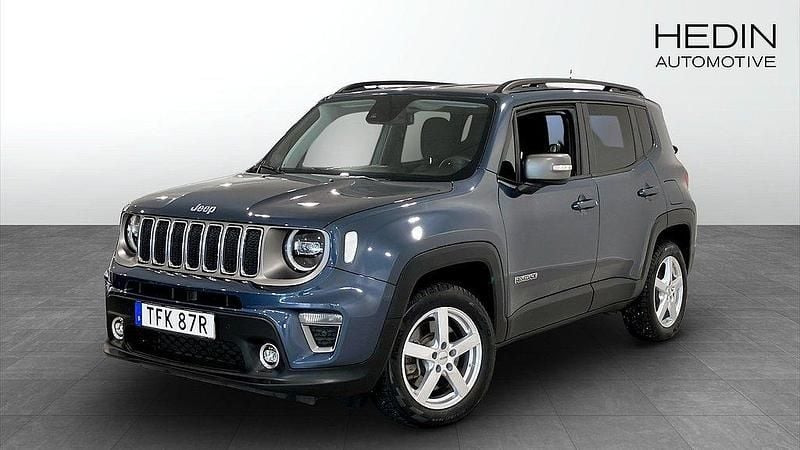 Blå Begagnad 2020 Jeep Renegade Limited SUV | 239 900 kr (Marknadspris) - Bild 1/4