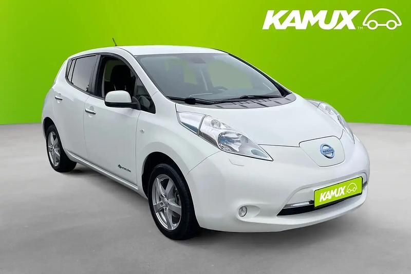 Vit Begagnad 2014 Nissan Leaf Halvkombi | 69 900 kr (Marknadspris) - Bild 1/4